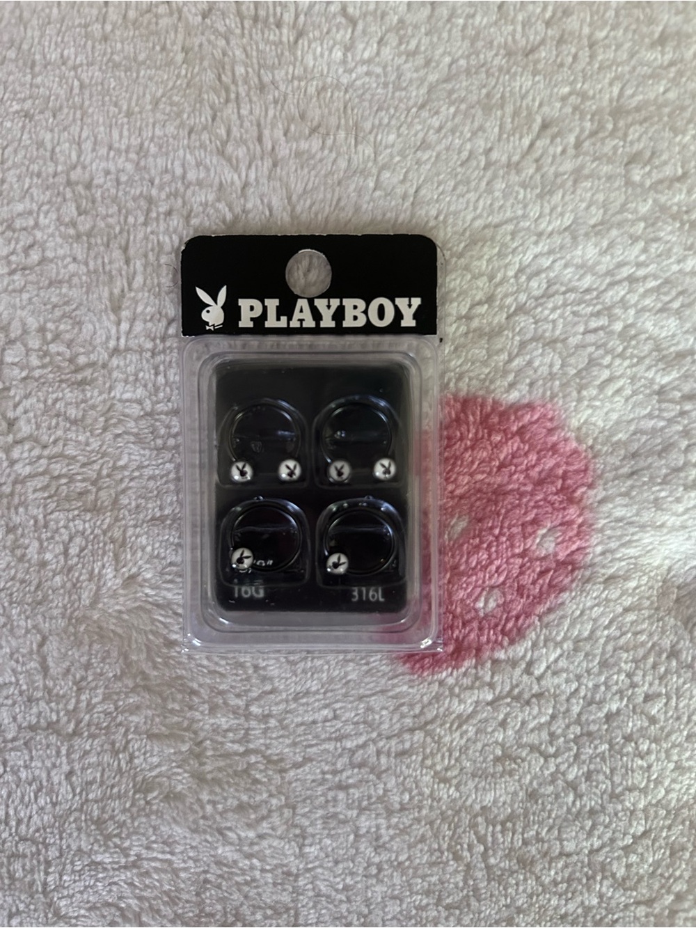 Playboy 16 G Septum rings